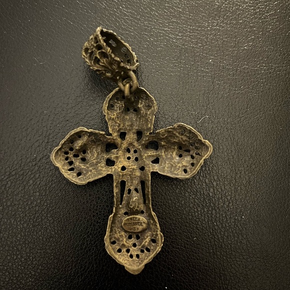 2x3 Aztec/Native-style Cross Pendant - Picture 3 of 6